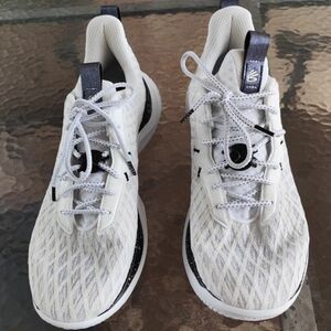 New Under Armour Team Curry 10 Flow Team "White Black"- (Size 14) 3026624-100